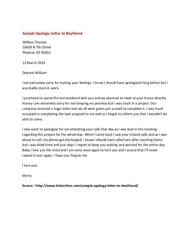 Write my apology letter