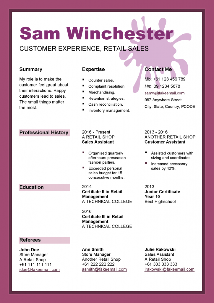 Price for resume writing services
